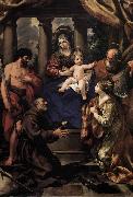 Pietro da Cortona Virgin and Child with Saints Spain oil painting artist